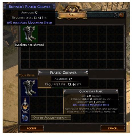 poe move all stacks|Movement speed .